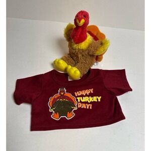 Build a Bear Lil Furry Friends Mini Turkey Plush with shirt